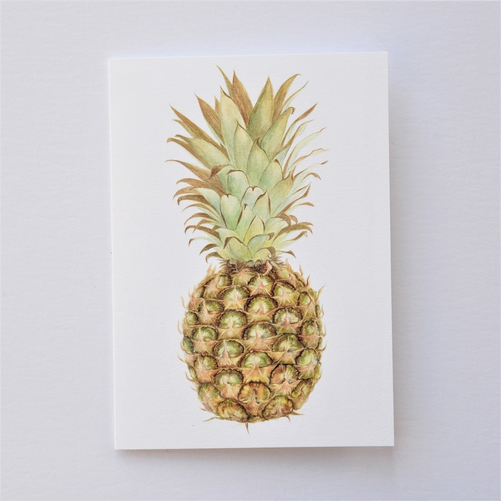 Pineapple Full Portrait Greetings Card