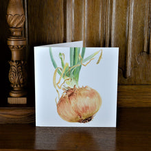 Load image into Gallery viewer, Sprouting Onion Flower Bud Greetings Card
