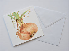 Load image into Gallery viewer, Sprouting Onion Roots Greetings Card

