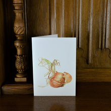Load image into Gallery viewer, Sprouting Onion Shell Vertical Greetings Card
