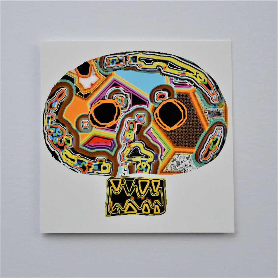 Untitled Mask Greetings Card